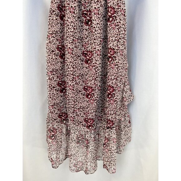 Shoshanna Maroon Gold Elnora Midi Dress $455 - Picture 10 of 14